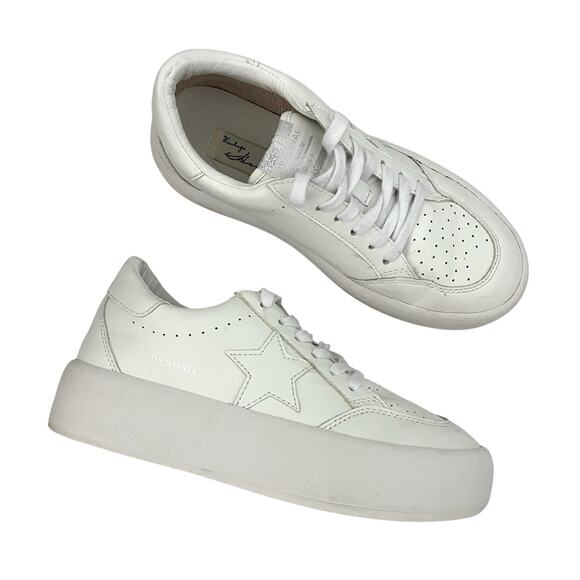 Vintage Havana Reams Slip on Platform Sneakers White Size 8 Chunky Street Wear - Picture 1 of 10